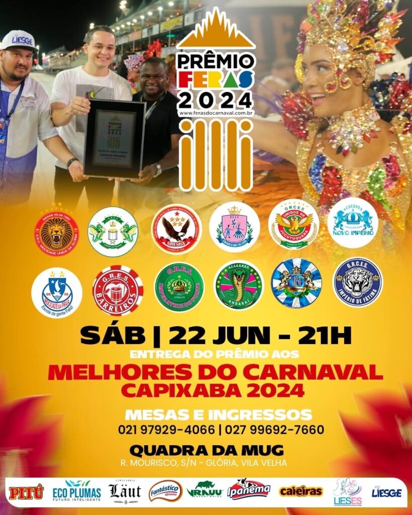 FESTA DE PREMIAÇÃO FERAS DO CARNAVAL AOS MELHORES DO CARNAVAL DE VITÓRIA-ES
