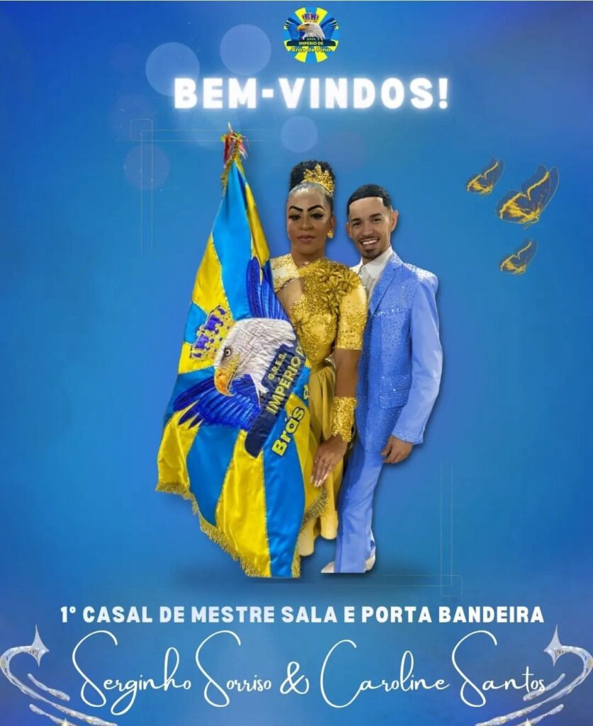 Bem-vindos, Serginho Sorriso e Caroline Santos, ao Império de Brás de Pina!