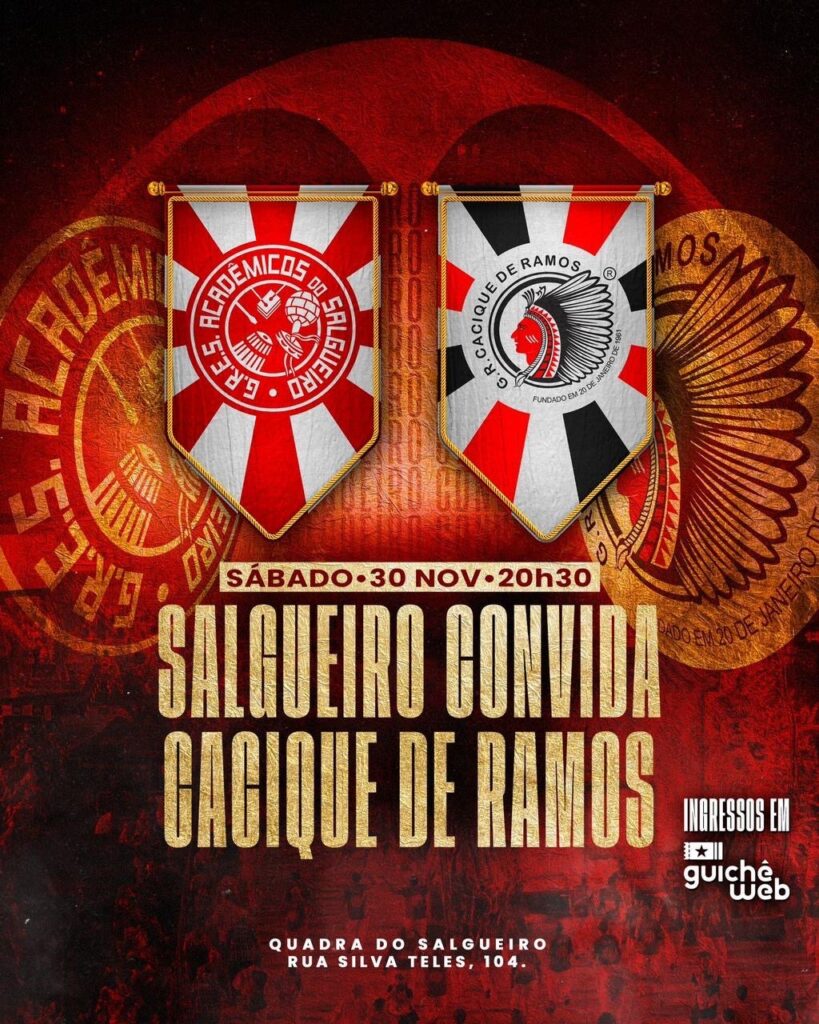 ‘Na onda do Cacique, eu vou’: Salgueiro Convida Cacique de Ramos neste sábado (30)