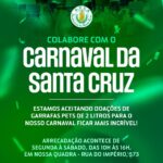 Acadêmicos de Santa Cruz arrecada garrafas pet para confecção de alegorias e adereços
