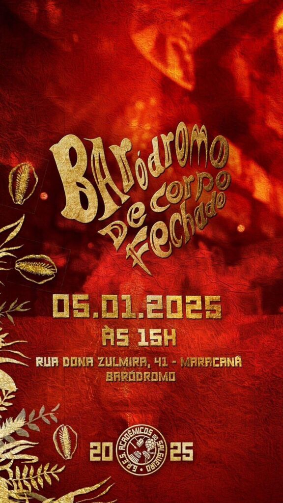 Baródromo de Corpo Fechado: Salgueiro abre 2025 com roda de samba e axé no primeiro domingo do ano (05)