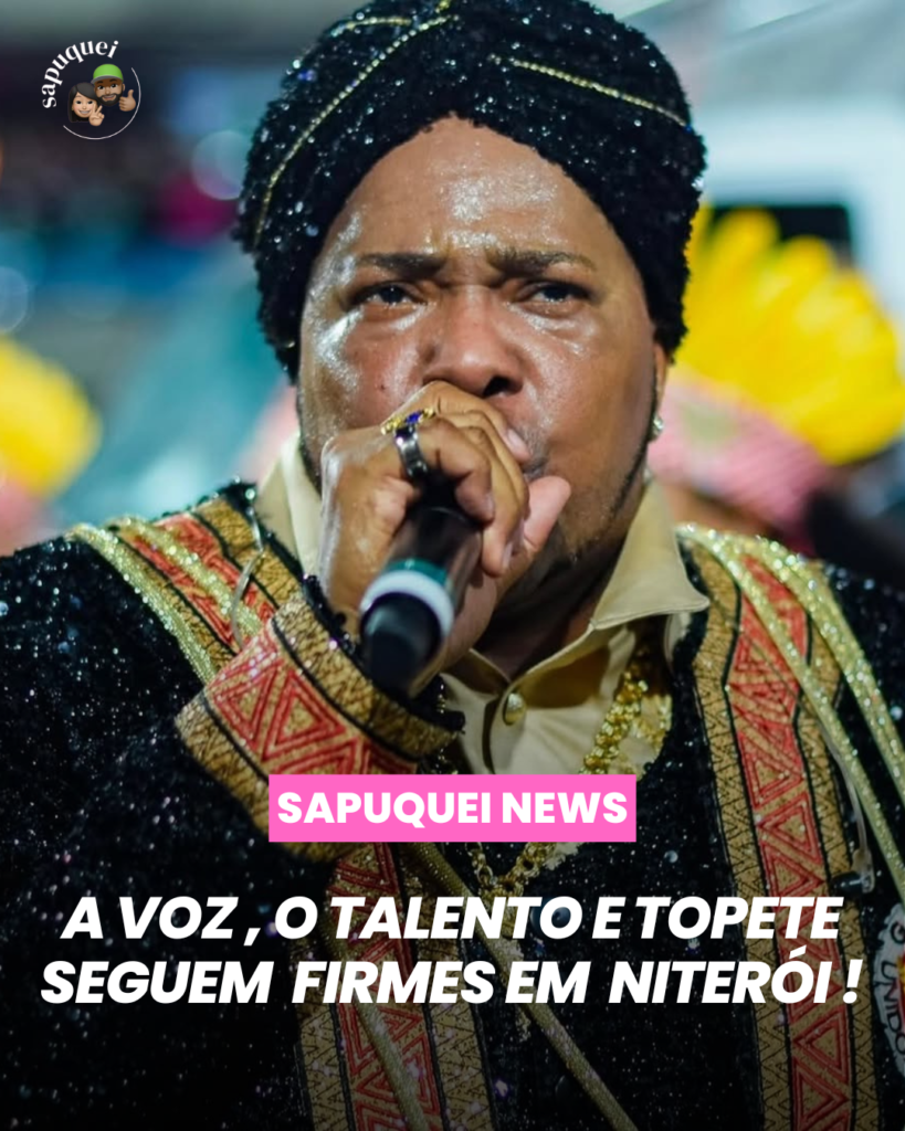 A VOZ, O TALENTO E O TOPETE SEGUEM FIRMES EM NITERÓI!