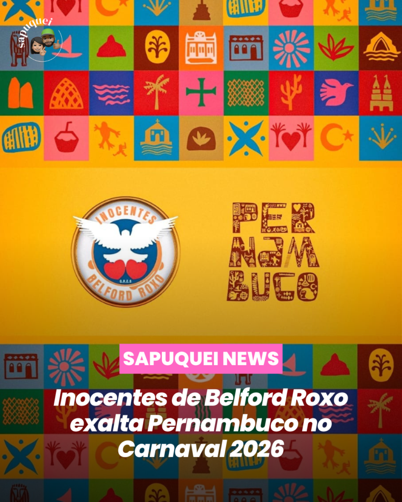 Inocentes de Belford Roxo exalta Pernambuco no Carnaval 2026