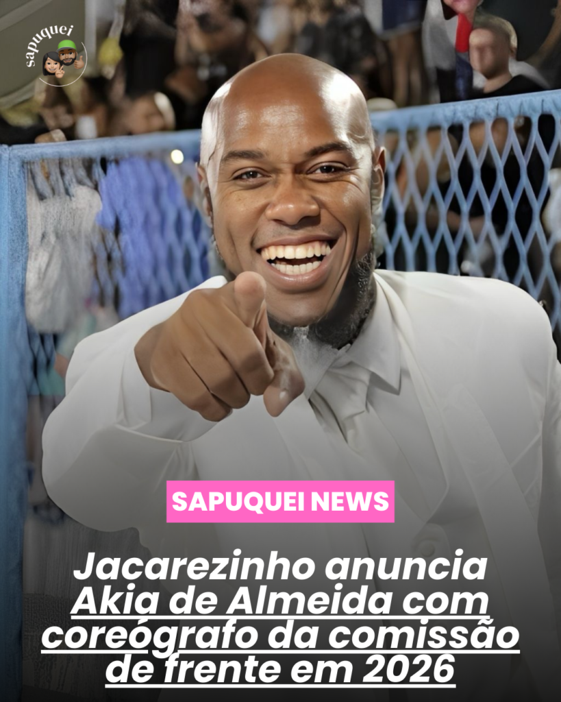 Unidos do Jacarezinho terá Akia de Almeida como coreógrafa da Comissão de Frente do Carnaval 2026