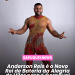 Anderson Reis é o novo Rei de Bateria da Alegria do Vilar para o Carnaval 2026