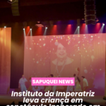 Instituto Imperatriz Leopoldinense leva crianças de escola mirim para estreia de espetáculo inspirado em enredo de Rosa Magalhães