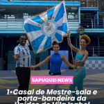 ° casal de mestre-sala e porta-bandeira da Unidos de Vila Isabel inicia ensaios para Carnaval 2026