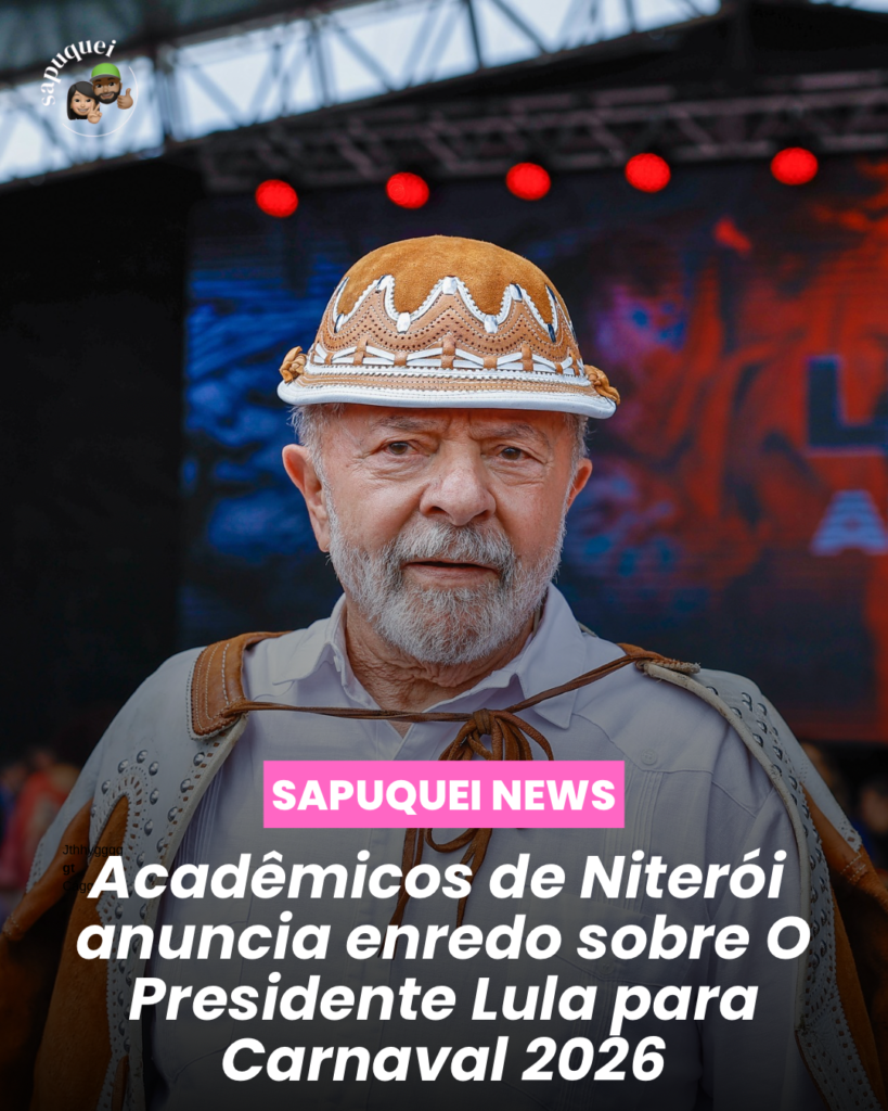 Acadêmicos de Niterói anuncia enredo sobre Lula para o Carnaval 2026