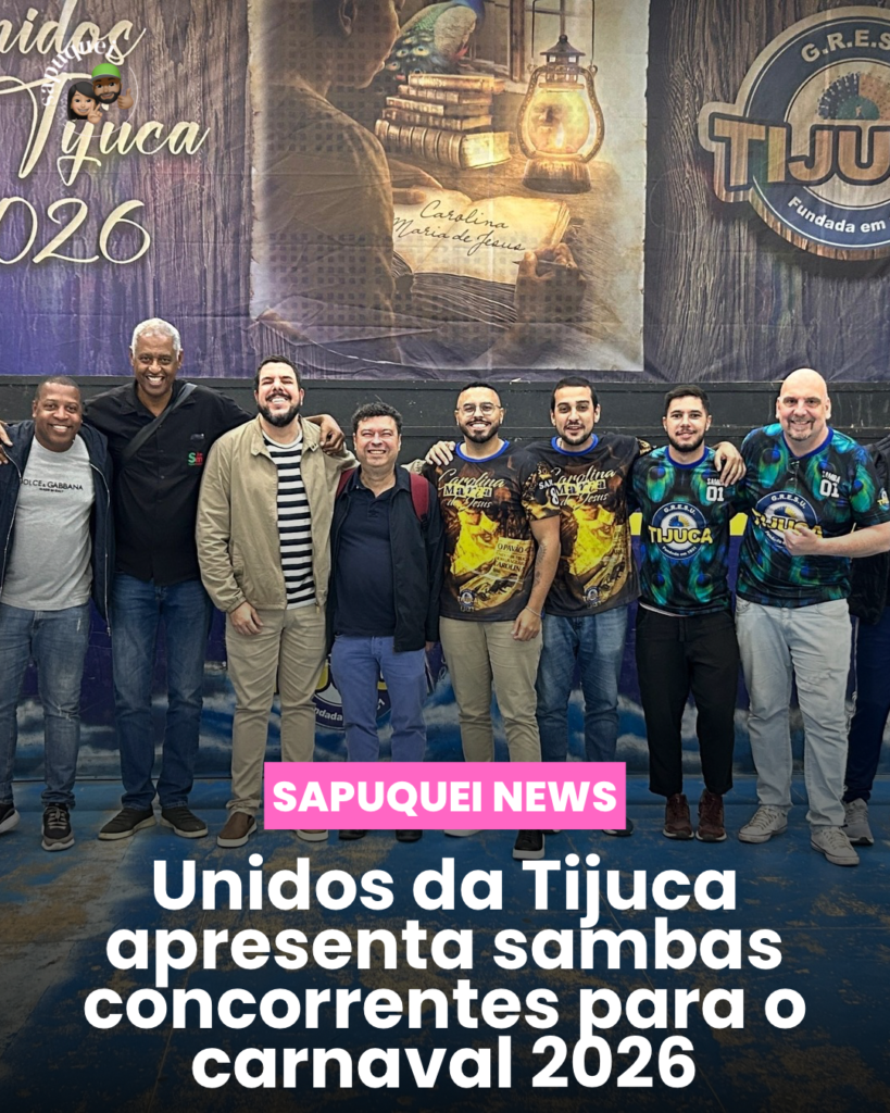 Unidos da Tijuca apresenta sambas concorrentes para o Carnaval 2026