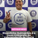 🎤 Ricardinho Guimarães é o novo intérprete oficial da Independentes de Olaria para o Carnaval 2026