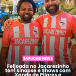 Feijoada do Jacarezinho agita o domingo com entrega da sinopse e shows de Xande de Pilares, Bateria do Salgueiro, Yan e Bruna Oliveira