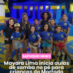 🎶 Mayara Lima inicia aulas de samba no pé para crianças do Morro do Tuiuti