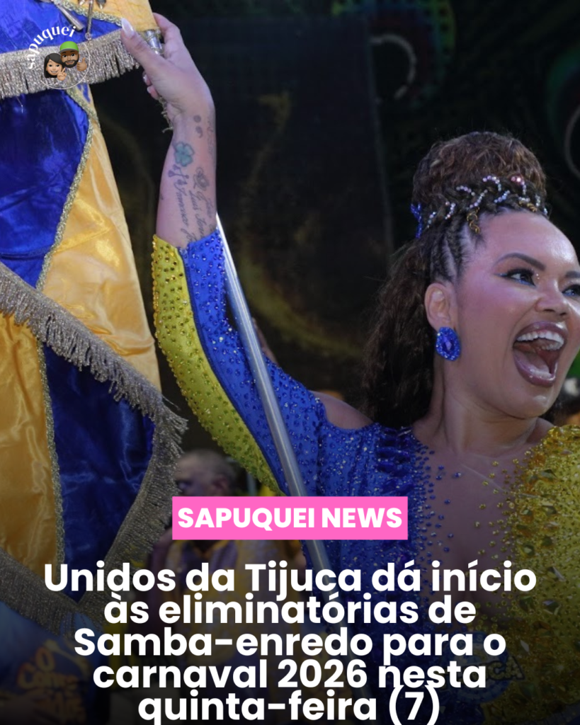 Unidos da Tijuca dá início às eliminatórias de samba-enredo para o Carnaval 2026 nesta quinta-feira (7)