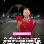 Cristiano Amorim segue como Muso da Estácio de Sá rumo ao Carnaval 2026