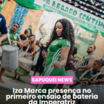 IZA marca presença no primeiro ensaio da bateria da Imperatriz para o Carnaval 2026