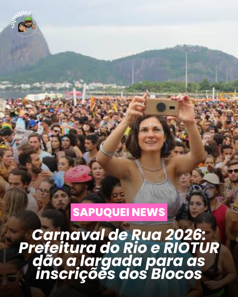 🎭 Carnaval de Rua 2026: Prefeitura do Rio e Riotur dão a largada para as inscrições dos blocos