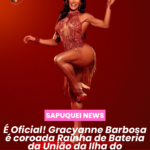 💥 É OFICIAL! Gracyanne Barbosa é coroada Rainha de Bateria da União da Ilha 💙❤️