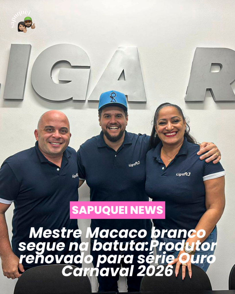 🟨🎶 Macaco Branco segue na batuta: produtor renovado para o álbum da Série Ouro 2026! 🎶🟨