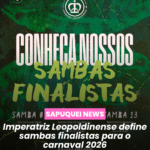 Imperatriz Leopoldinense anuncia sambas finalistas para o Carnaval 2026