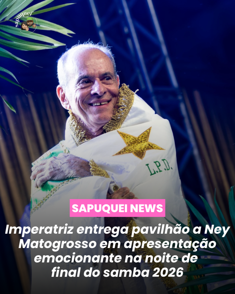 Imperatriz Leopoldinense entrega pavilhão a Ney Matogrosso em apresentação emocionante