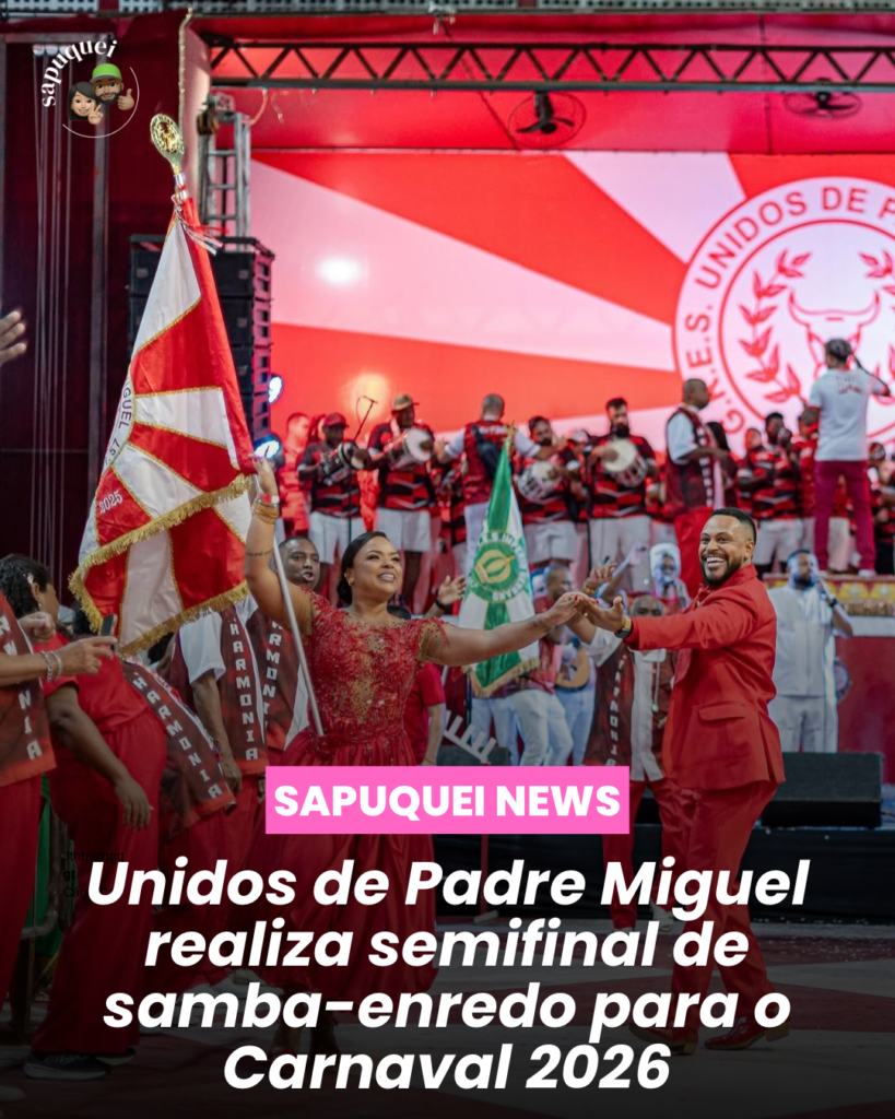 Unidos de Padre Miguel realiza semifinal do concurso de samba-enredo para o Carnaval 2026 🎶🐂