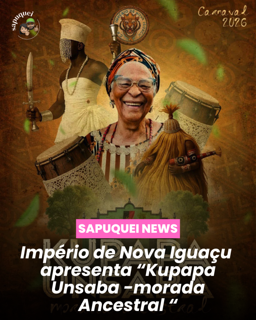 Império de Nova Iguaçu anuncia enredo para o Carnaval 2026: “Kupapa Unsaba – Morada Ancestral”