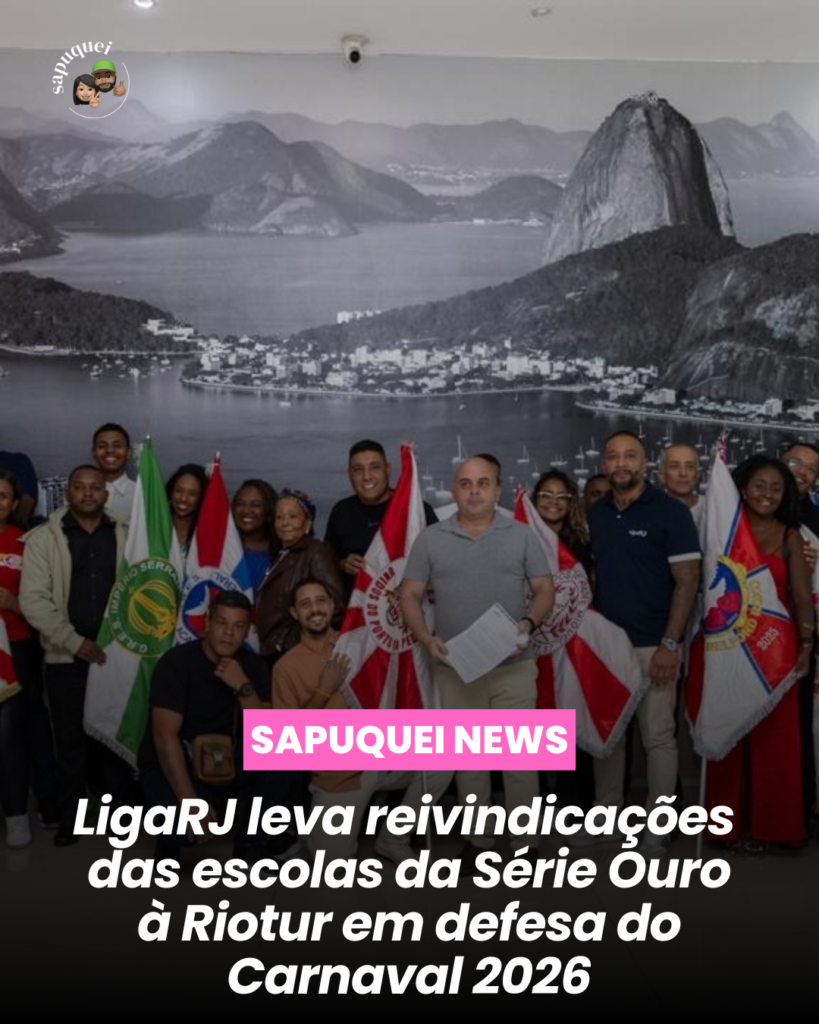 Escolas da Série Ouro realizam ato na Cidade Nova e cobram isonomia no Carnaval 2026