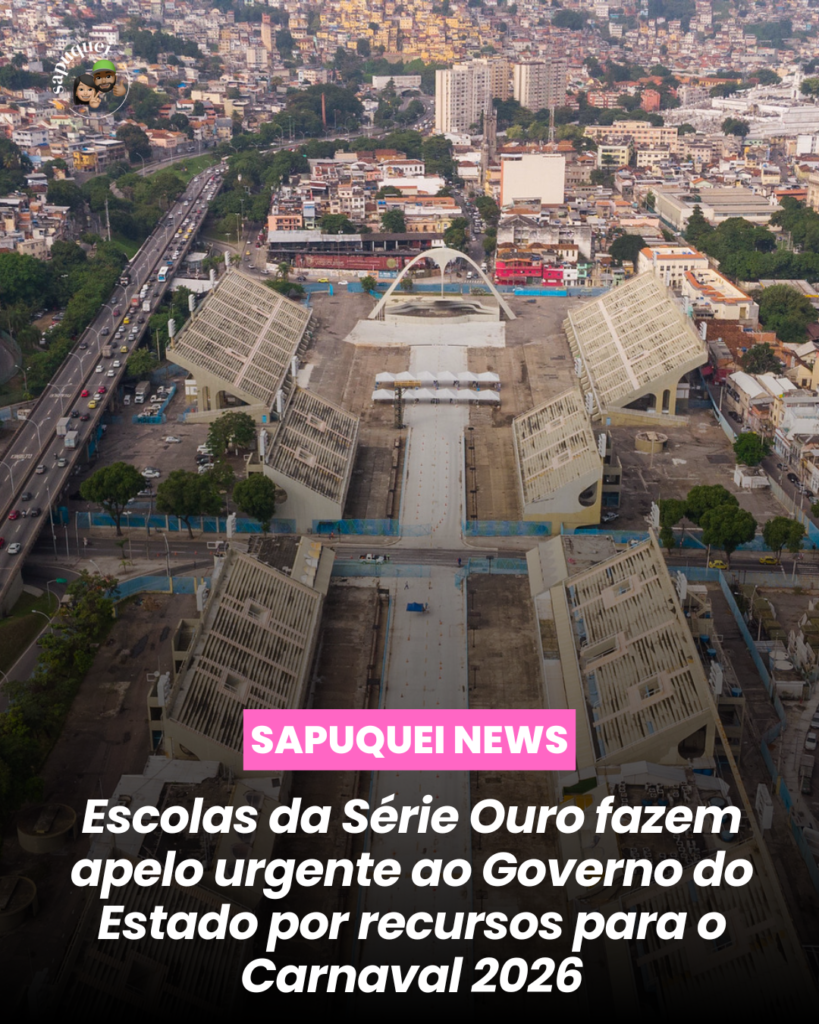 Escolas da Série Ouro fazem apelo urgente ao Governo do Estado por recursos para o Carnaval 2026
