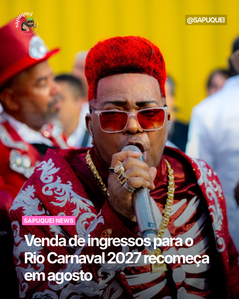 Venda de ingressos para o Rio Carnaval 2027 recomeça em agosto