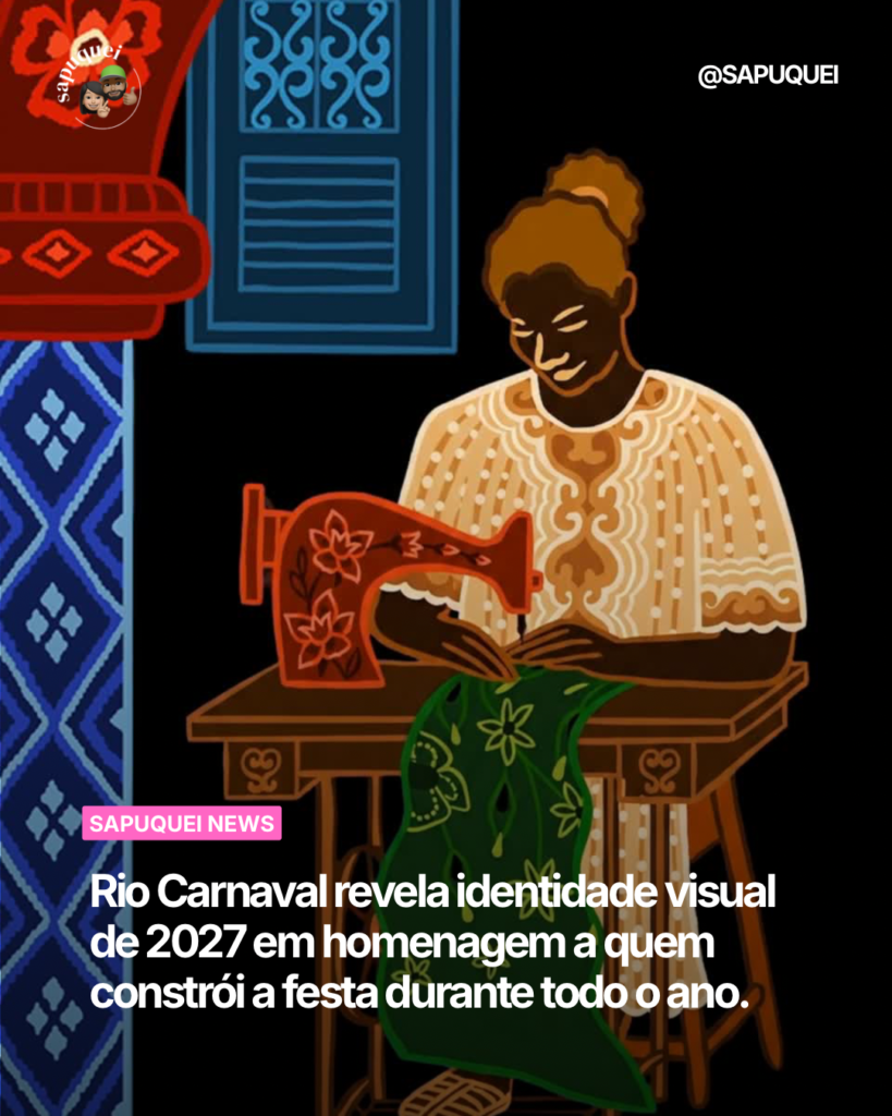 Rio Carnaval revela identidade visual de 2027 em homenagem a quem constrói a festa durante todo o ano